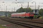 112 156-5 mit RE7 am 29.06.2014 in Wuppertal Oberbarmen.