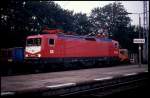 Noch nagelneu war die DR 112011 als ich diese am 4.10.1991 im Bahnhof Neustrelitz schon zu später Stunde ablichtete.