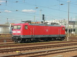 112 109 steht abgestellt im Bahnhof Cottbus am 29. April 2016.