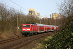 Aufgrund von Bauarbeiten wurde dieser und weitere Züge der Linie RE 7 an diesem Tag über die Chorweiler Schleife umgeleitet.