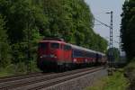 113 268-7 + 113 309-9 mit einem Ersatzzug in Bornheim am 22.05.2010