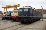 181 001-9 (DB), 113 311-5 (DB) und E10 121 (DB) stehen am 19. September 2010 im Betriebswerk Osnabrck (Doppeljubilum: 125 Jahre Betriebswerk Osnabrck und 175 Jahre Eisenbahn in Deutschland)