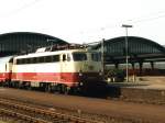 113 310-7 auf Oldenburg Hauptbahnhof am 14-09-1991.