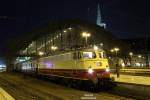 Als Betthupferl, E10 1309 mit dem DPF51 überpünktlich aus Papenburg in Köln Hbf am 27.02.2016