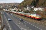 E10 1309 bei Linz(Rhein) am 13.03.2016