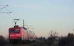 Am 31.12.2013 fuhr 114 006 mit der RB 29 von Salzwedel nach Stendal.