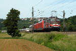 26.05.2018 Streckenabschnitt Uhingen 115 509-2, 101 029-7 & 120 102-9