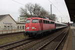 115 459 schiebt TRI Zug am 05.02.2021 von Wuppertal Barmen in Richtung Wuppertal Oberbarmen