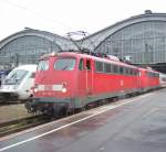115 350-1 im HBF Leipzig 12/2008