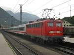 115 114 mit dem Turnuszug 1280 von Zell am See nach Mnchen Hbf. Hier in Kufstein.

Lg