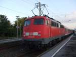 115 509-2 brachte am 22.06.2011 einen Sonderzug von Norddeich nach Brackwede.