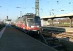 115 509 zum ersten mal in Basel wartet auf die Rckfahrt mit dem Pbz nach Karlsruhe.