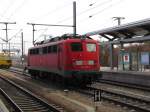 DB AutoZug 115 205-7 (91 80 6115 205-7 D-DB) abgestellt in Erfurt Hbf; 30.11.2011