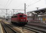 DB AutoZug 115 198-4 (91 80 6115 198-4 D-DB) am 12.04.2012 abgestellt in Erfurt Hbf.