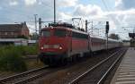 115 346 schleppte am 11.10.12 den PbZ 2466 Leipzig - Berlin durch Delitzsch u.