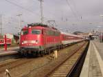 NZ1449/40482 von Hagen Hbf.und Mnchen Hbf.zum Ostseebad Binz bei der der Einfahrt im Bahnhof Stralsund.Aufgenommen am 22.08.06