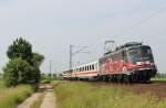 Am 12.Juni 2013 war 115 509 mit Pbz 2480 Frankfurt/Main -> Hamburg-Langenfelde bei Burgstemmen auf dem Weg Richtung Norden.