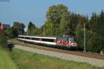 Unangekündigt und damit überraschend kam 115 509  80 Jahre Autozug  mit dem IC 187 Stuttgart-Zürich vor die Linse gefahren.