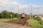 115 350-1 zu sehen am 13.06.15 in Remschütz.