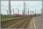 115 323 fhrt am 13.04.2007 mit einem PbZ von Mnster (Westf) Richtung Hamm (Westf) Rangierbahnhof. 