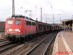 139 262-0 mit einem gemischten Gterzug. Witten Hbf. 10.11.2007.