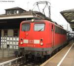 139 163-0 mit einem Autotransportzug in Offenburg auf Gleis1 20.3.08