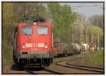 Am 23.04.2008 ist 139 558-1 mit Gz in Richtung GE-Bismarck unterwegs. 