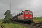 139 287-7 mit dem Henkelzug am 08.08.2013 in Porz-Wahn.