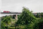 29.April 1993 S-Bahn-Ersatz der Linie S-4 Marbach-Stuttgart-Marbach 140 375-7+140 299 -9 mit 6x Bcm auf dem Neckarviadukt bei Marbach/Neckar (Grund dafür Spurkranzfett Verharzung bei den ET 420 und Streckensperrung der Wendeschleife Stuttgart-Schwabstrasse) Siehe auch Wikipedia !!! 