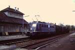 30.April 1992 Mein Dienstauftrag mit 140 261-9  Überführung der 52 8186 und 52 8077 mit Hg 30 Km/h von Würzburg nach Heilbronn als G 93461 Bf.Eubigheim