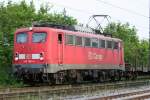 Die 140 169-4 beendete unseren Tag in Duisburg Neudorf am 25.05.2010