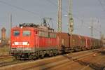 DB Cargo 140 491 am 20.11.10 in Duisburg-Bissingheim