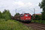 140 678-4 mit einem gemischten Gterzug in Hannover-Limmer am 28.07.2011