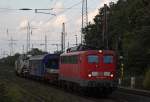 Pnktlich zum Trafotransport,welcher von 140 440 gezogen wurde verschwand die Sonne hinter den Wolken.Aufgenommen am 19.9.11 in Ratingen-Lintorf.