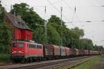 140 858 am 14.6.13 mit einem Stahlzug von Gremberg nach Wanne Eickel in Ratingen-Lintorf.