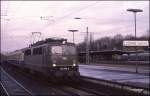 140796 am am 27.1.1990 zu D - Zug Ehren. Um 15.31 Uhr kam sie mit dem D 2246 nach Amsterdam aus Hannover kommend in Löhne an.