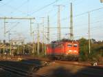 Die 140 737 fuhr,am 5.10.2007,nach erbrachter Leistung als Tfzf von Piesteritz nach Leipzig.