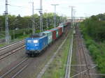 Am 21.05.2017 kam 140 621 mit einem Containerzug aus Richtung Magdeburg nach Stendal und fuhr weiter in Richtung Uelzen.