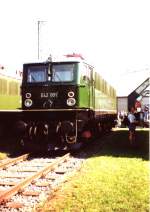 E42 001 zum Dampflokfest Dresden 2000