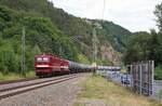 Am 04.07.18 fuhren 242 145-1 und 242 110-5 der EBS einen Kesselzug nach Gera.