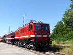 TEV 242 151-9 am 29.06.2019 beim Bahnhofsfest zum Thüringentag in Sömmerda.