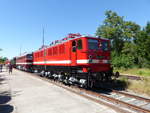 TEV 242 151-9 am 29.06.2019 beim Bahnhofsfest zum Thüringentag in Sömmerda.