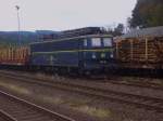 DP 55 Nostalgie Istanbul Orient Express am 06.10.09 abgebgelt im Bahnhof Arnsberg an der Holzverladung.