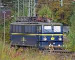 DP 55 der WAB in Orient-Express Aufmachung steht am 18.10.2009 im Gleisvorfeld des Bahnhofs Gttingen und wartet auf ihren nchsten Einsatz.