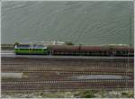 - Modellbahncharakter - Eine Lok der WAB zieht am 24.06.2011 einen Gterzug durch Koblenz-Ehrenbreitstein.