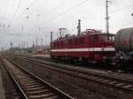 142 110 der Erfurter Bahnservice GmbH mit einem Kesselzug aus Premnitz und fuhr durch Stendal in Richtung Wittenberge.