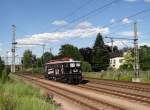 142 145-2 der EBS ist am 06.06.14 in Neumark/Sachs.