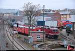 Blick auf das DB Museum Halle (Saale), u.a.