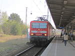 Einfahrt 143 306-9 am 18.