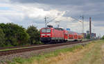 Am 03.07.20 war 143 957 mit ihrer S9 auf dem Weg von Eilenburg nach Halle(S).